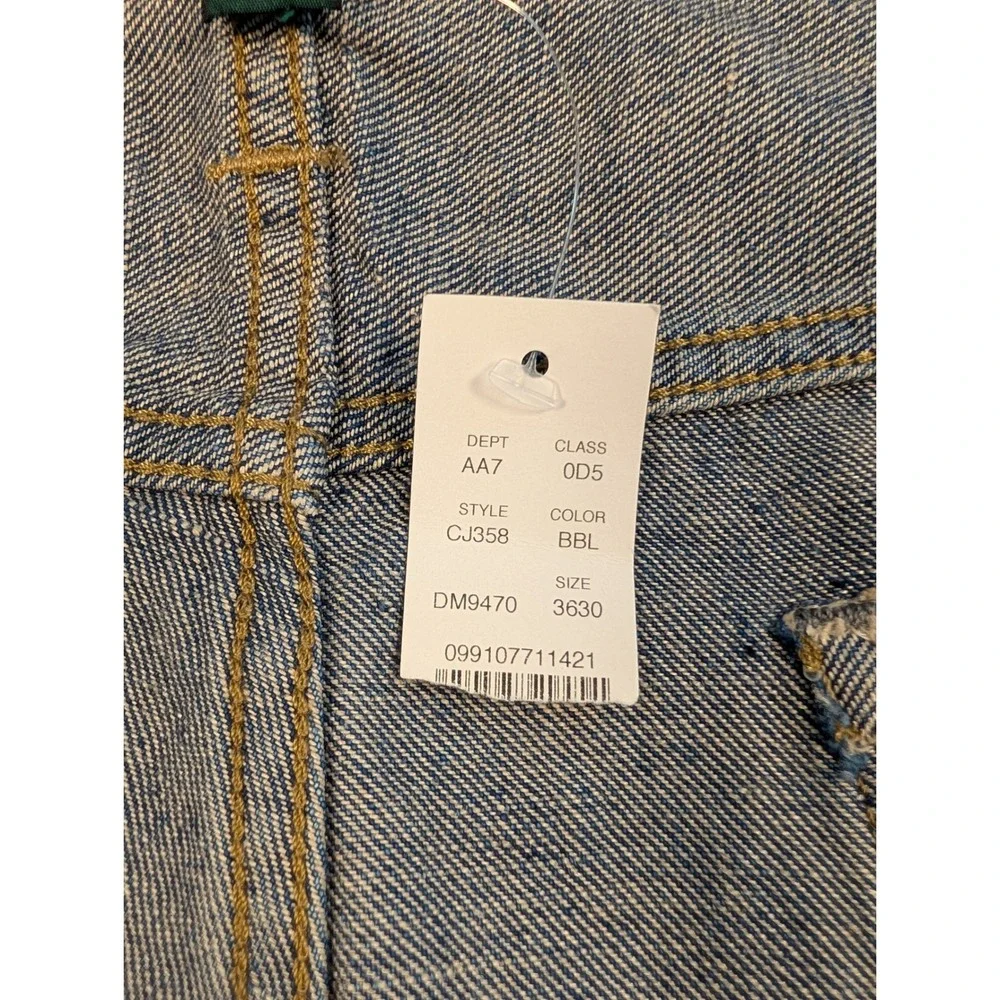 J.Crew Classic Summer Weight Jeans Mens 36x30 Blue Cotton Linen NWT Orig $178